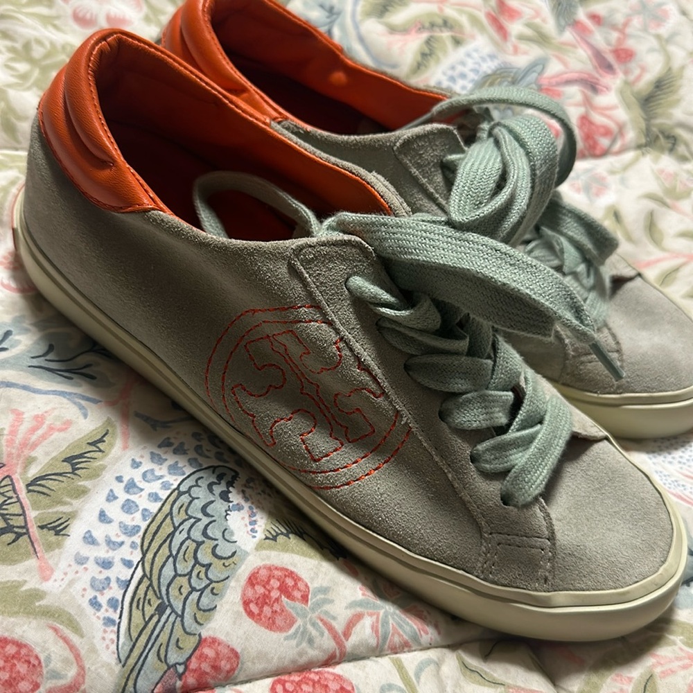 Tory Burch suede leather sneakers Size: 7